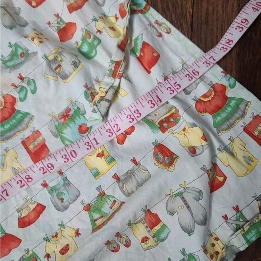 Vintage Half Waist Retro Printed Grannycore Kitchen Apron - Picture 8 of 9